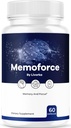 Memoforce Brain Supplement - Official Memoforce Premium Formula Pills, Advanced Support Memo Force Brain Supplement for Wellness &amp; General Health, Memoforce Reviews, 60 cápsulas para 1 mes