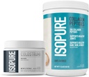 Bundle of Isopure Bovine Colostrum Supplement Powder, Gently Processed, 90 Servings + Isopure Collagen Peptides Powder,14 Servings, Unflavored, with Vitamin C, with Biotin