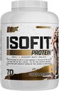 Nutrex Research IsoFit Whey Protein Powder Instantized 100% Whey Protein Isolate (70 Servings, Chocolate Shake)