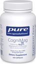 Encapsulaciones puras CogniMag 120's - Magnesium-L-Threonate Supplement - Supports Brain Health & Memory* - Incluye Magtein &amp; Polyphenol Blend - 120 Capsules