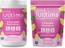 Ultima Replenisher Electrolyte Powder Drink Mix Bundle – Sugar Free – Pink Lemonade, 90 Serving Canister y 20 Stickpacks – 6 Electrolytes and Minerals – Keto Friendly, Vegan, Non-GMO