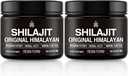 Shilajit Pure Himalayan Orgánica Shilajit Resin Gold Grade 100% Puro Shilajit para Hombres &amp; Mujeres con Ácido Fulvico, 85+ Trace Minerals, Lab Test for Energy, Immune Support, 30 Grams (2 Pack)