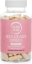 Collagen For her: Multi Collagen Capsules for Women (Types I, II, III, V, X) Hidrolyzed Collagen Peptides, Vitamin Supplement for Hair, Skin, Nails, and Joint Support (90 ct.)