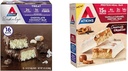 Atkins Chocolate Coconut Bar 16 Cuenta, Vanilla Caramel Pretzel Protein Meal Bar 5 Cuenta