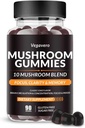 Vegavero Mushroom Gummies - 10x Mushroom Blend - Mushroom Complex - Mushroom Suplemento (90 Chews) Cola clásica