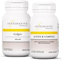 Conjunto de Terapéutica Integrativa con Complejo B Activo, 60 cápsulas " CoQ10 (100mg), 60 Softgels - Complejo B Activo para apoyar el metabolismo energético* - CoQ10 para apoyar la salud cerebral*