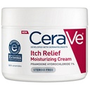 CeraVe Moisturizing Cream for Dry Skin Relief, 12 Ounce, Fragrance Free Cream with Pramoxine for Itch Relief
