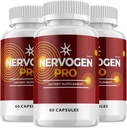 (3 Pack) Nervogen Pro Capsules, Nervogen Pro for Neuropathy Capsules, Nervogen Pro Advanced Formula Dietary Supplement, Vitamin C Zinc Enhanced - Nervogen Pro Reviews (180 cápsulas)