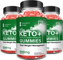 Laboratorios de Divinidad Keto - Laboratorios de Divinidad Keto Manzana Vinagre Gummies (3 Pack, 180 Conde)