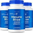 rize labs - Neuro Rise Capsules, Hearing Support Supplement, Pills to Support Healthy Hearing, Advanced Formula for Ear Health, Tinnitus & Noise Relief (180 cápsulas)