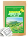 TeeLux Decaf Lemon Green Tea, Smooth Decaffeinated Green Tea with Refreshing Lemon Aroma & Flavor, 100 Conde