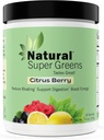 Super Greens Powder Orgánica Principal Suplementos Verdes Vida Grande Tasting Fruits and Vegetables Jugo &amp; Smoothie Mix Probiotics & Digestive Enzymes limitada Chlorella(Citrus Berry)1 item,7.4 Ounce