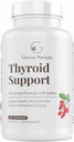 Thyroid Support - Advanced Formula with Iodine, Supports Metabolism & Energy, Supports Healthy Thyroid. Suplemento de tiroides no transgénico - 60 cápsulas