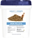 Smart &amp; Simple MSM Pellets ← Ayuda a manejar efectos de estrés ← Ayudas de suplemento de caballo en celular y tejidos Fortalecimiento Silencioso 56 Serviciones ← 2.4 lb Bucket