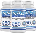 MAAC10 Liposomal NAD+ (180 x 250mg Capsules) ← Apoya la fatiga y el aumento de la energía - No GMO, Gluten Free, Vegan (3 Pack)