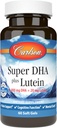 Carlson - Super DHA Plus Lutein, 1000 mg DHA + 20 mg Lutein, 60 Softgels
