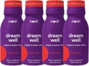 Más laboratorios Dream Well Holistic Sleep Shot Drink 4 Pack ¦ Non-Habit Forming ¦ Lemon Balm, Melatonin y Glycine ¦ Sleep Support Solution