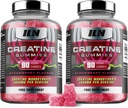 Iron Labs Nutrition Creatine Monohydrate (180 Gummy Bears) - 3600mg Por Serving - Strawberry Flavor - High Strength Creatine for Men &amp; Women (180 Vegan Gummies)