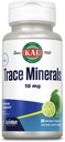 KAL Trace Minerals, 10 mg Mineral Supplements, Natural Lime Flavor Trace Minerals Supplements, Instant Dissolve ActivMelt Tablets for Optimal Trace Mineral Absorption, 90 Servings, 90 Micro Tablets