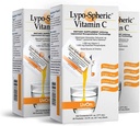 LivOn Laboratories Lypo-Spheric Vitamin C – 3 Cartones (90 Packets) – 1000 mg Vitamina C &amp; 1,000 mg Phospholipids esenciales Por Packet – Liposome Encapsulado para una absorción mejorada – 100% No GMO