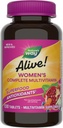 Nature's Way Alive! Daily Complete Multivitamin for Women, Supports Energy Metabolism, Hair, Skin & Nails*, B-Vitamins, Superfood Antioxidants, 130 Tablets (Packaging May Vary)
