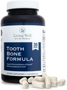 Vivir bien con la Dra. Michelle Tooth &amp; Bone Formula - Suplemento con Calcio para Bone Strength &amp; Tooth Enamel Support, D3 + K2, 120 cápsulas, no GMO, libre de gluten