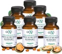 GLX3 Extra Strength Green Lipped Mussel Oil Capsules - Suplemento de Confort Conjunto de larga duración - Soporte para dolores, hermandad - Naturalmente rico en Omega 3 " Condroitin Sulfate 6 Pack