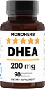DHEA 200 mg - 90 cápsulas de verduras