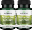 Extracto de canela de Swanson (250 mg, 90 cápsulas) (2 Pack)