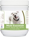Hierbas saludables Pit Bull, blanco, multi-esenciales Polvo para perros - un suplemento ideal de vitaminas, minerales y antioxidantes para su perro - 8 oz