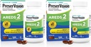 PreserVision AREDS 2 Eye Vitamin &amp; Mineral Supplement, Contains Lutein, Vitamina C, Zeaxanthin, Zinc &amp; Vitamina E, 120 Softgels (Packaging May Vary) (Pack of 2)
