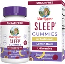 MaryRuth Organics Melatonin 5mg Sleep Gummy with L-Theanine TEN Lemon Balm TEN Vitamin B6 Silencio Sugar-Free ANTE Relajación ANTE Vegan ← No-GMO TEN Gluten Free ← 60 Conde