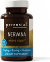 Perennial Nervana – Herbal Nerve Soporte " Mood Balance Fórmula  durable Plant-Based Blend with Lavender, Passionflower, Corydalis, Lobelia " Prickly Ash Bark ← 120 Vegetarian Capsules  durable 40-Day Supply