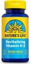 Life Revitalizing Vitamin K2 - Bone Health, Artery and Heart Health Support - High Potency Vitamin K Supplement as Vitamin K2 MK4-60 Day Guarantee, Lab Verified - 60 Servings, 60 Tablets