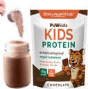 Niños Protein Shake Powder 16g – Cero Azúcar, Ingredientes Orgánicos, Proteínas Gris-Fed – Calcio " Choline for Bone Strength " Brain Development, Protein Shake, 15-45 Servings – Chocolate