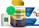 Melatonin 5Mg, 120 Gummies, Sleep Support (2 Pack) con Bundle Exclusive Better Ligth angularSpring Guide