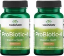 Swanson Probiotic-4 3 Billion Cfu 60 Veg Caps (2 Pack)
