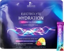 Electrolytes Hydration Packets - Keto Recovery Powder with Potassium, Magnesium, Sodium, Zinc & Vitamin C, Sugar-Free, Hydration Electrolyte Liquid Drink Mixes, Vegan, Strawberry Lemon (32 Pack)