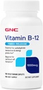 GNC Vitamina B-12 1000mcg, apoya la producción de energía, 90 cápsulas