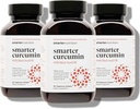 Curcumina de nutrición más inteligente Softgels - Absorción alta vegana 400 mg Suplemento de Curcumina Estandarizado al 95% Tetrahidrocurcuminoides + Aceite de semillas negras " Peligro para salud conjunta " , 180 Ct