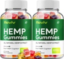 Reviv Hemp - con Hemp Seed Extract RevivHemp Gummies Tinnitus Herbal Supplement, Health and Wellness Support, All Natural Reviv Hemp Gummy (2 Pack - 120 Gummies)
