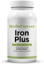 Herbsforever Iron Plus Capsules Suplemento promueve el nivel de hierro 60 cápsulas