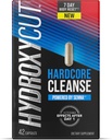 Hydroxycut Hardcore Cleanse - 42 Capsules - 7-Day Body Reset for Men &amp; Women - Incluye Senna Leaf Extract &amp; Apple Sider Vinegar - 14 Servings