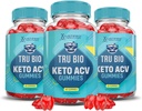 (3 Pack) Tru Bio Keto ACV Gummies Advanced Fórmula 1000MG TruiBIo Keto Gummies Apple Sider Vinegar Formulado con Pomegranate Beet Juice Powder B12 Vegan Non GMO 180 Gummys