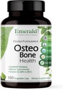EMERALD LABS Osteo Bone Health - Immune Support & Bone & Joint Supplement with Vitamin D3, K2, Calcium, Magnesium, OptiMSM, Meriva Phytosome & More - 180 Vegetable Capsules