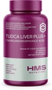TUDCA Liver Plus+, Suplemento de apoyo al hígado para limpiar el hígado con extracto de semilla de leche, vitamina B12, folato, suplemento de sal de tudca (ácido tauroursodeoxicólico), 60 cápsulas, 1 mes de suministro