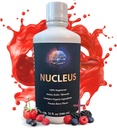 Nucleus Vitaminas Líquidas - Bebida Multivitamínica de Nutrición para Hombres y Mujeres, Azúcar y Gluten Libre, Suplemento Multivitamina Vegetariano, No Sabores Artificiales o Dulces - 32 oz (Passion Berry Flavor)