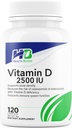 Vitamina D 2500IU tención 120 Capsules ← Salud Bloom TENVitamins and Minerals Capsules