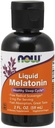 Ahora Alimentación Melatonina líquida, 2 Fl Oz, Pack de 2 (Paquete mayo Vary)