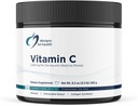 Diseños para la salud Buffered Vitamin C Powder 2000mg - Powdered Vitamin C (Acido acúbico) para la dosis alta con minerales alcalizantes para ser suaves en el estómago - Non-GMO Drink Mix (80 Servings / 240g)